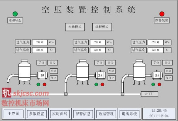 空压机一体化控制器PLC程序下载指南