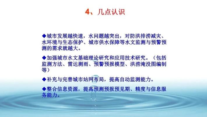 加强水文监测能力建设意见报告