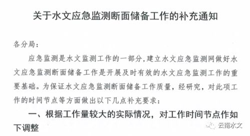 水文应急监测工作方案