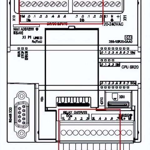 PLC控制器与电路接线图解