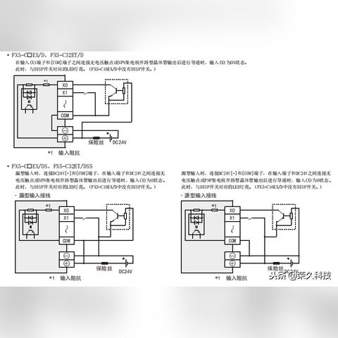 PLC控制器输入输出线接线指南