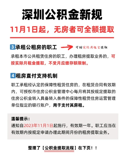 深圳租房抵扣公积金攻略,轻松享受住房福利 深圳租房抵扣公积金攻略,轻松享受住房福利